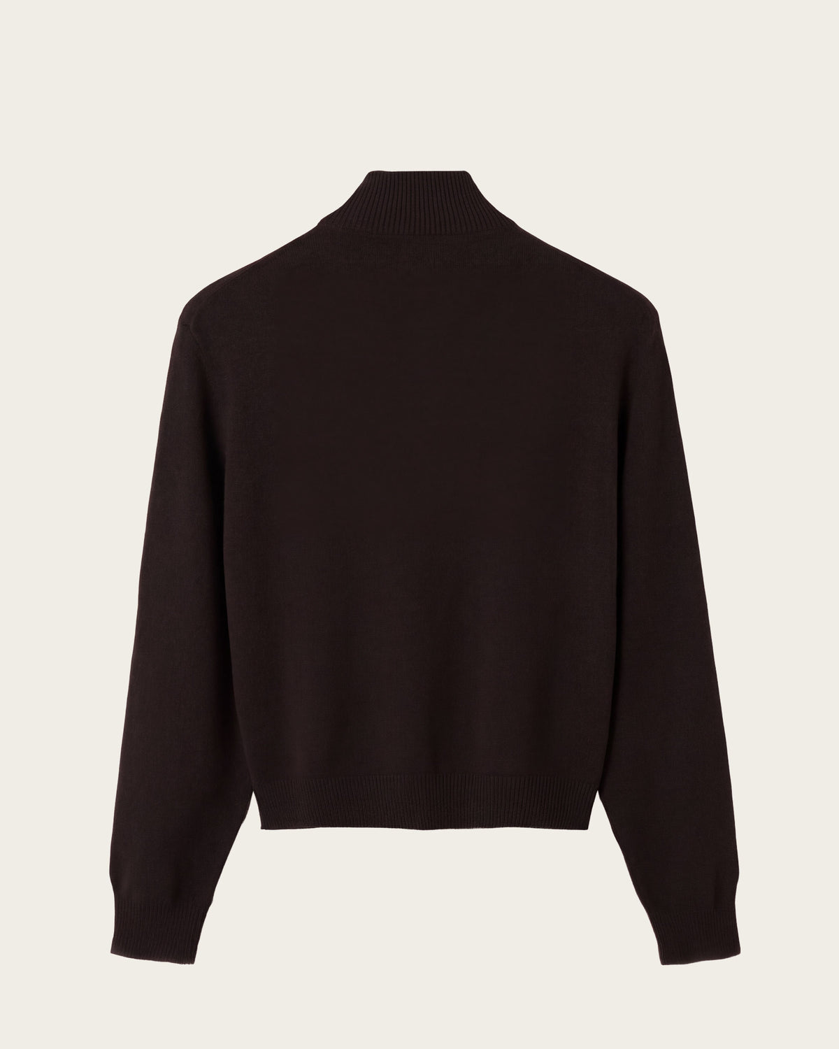 Abay Half Zip Jacket Espresso Brown
