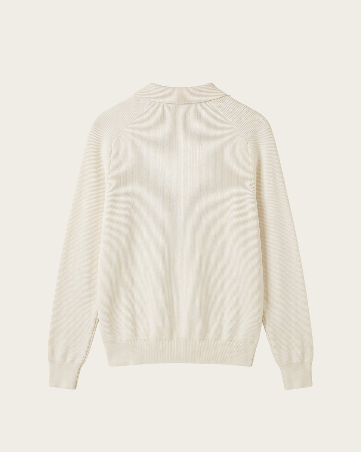 Falco Longe Sleeve Polo Vanilla Beige