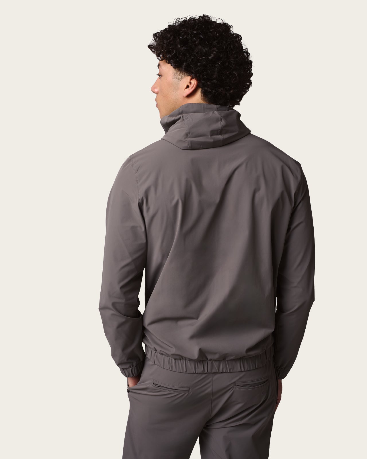 Helix Hooded Jacket Hazel Grey
