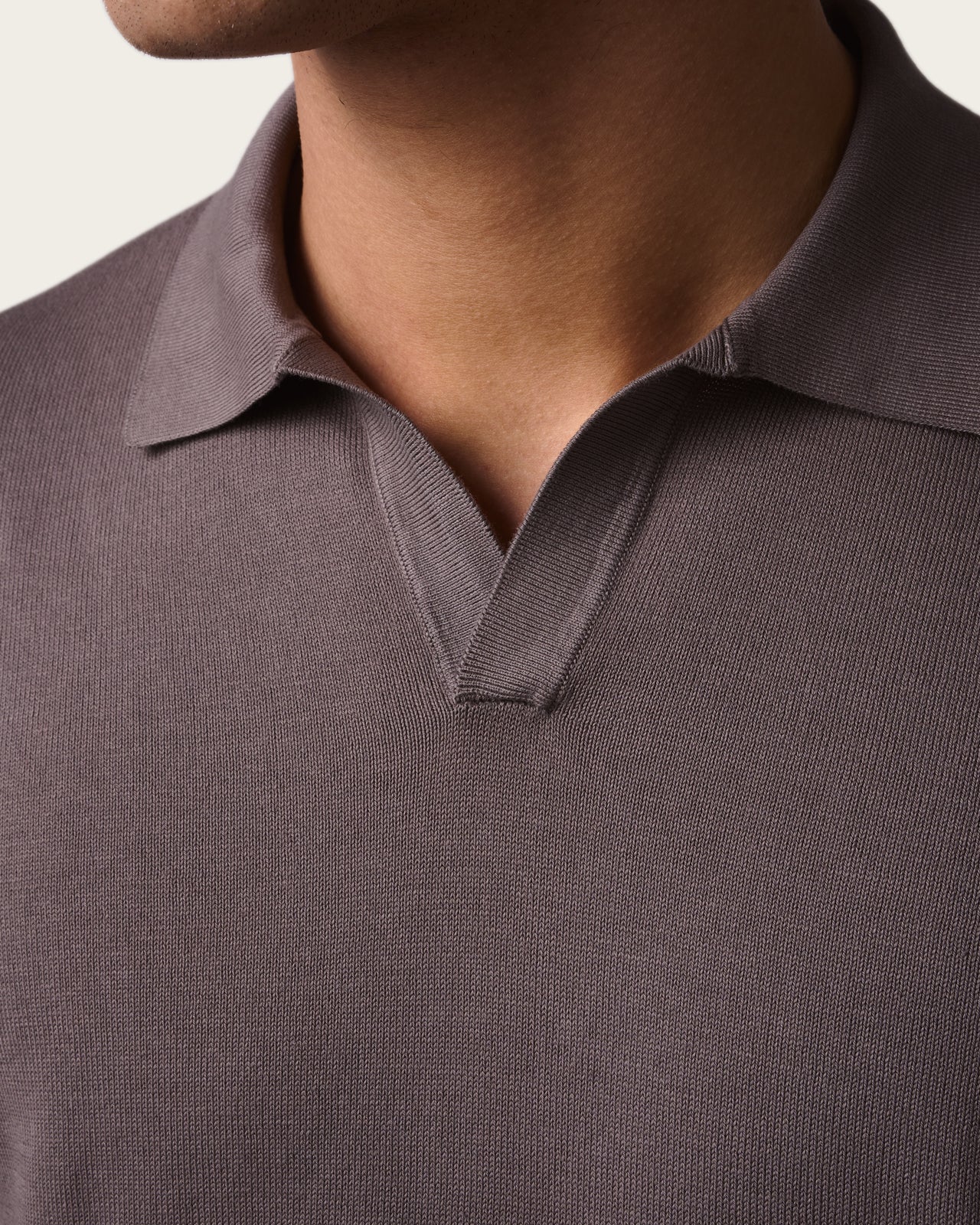 Seamless Polo Shirt Autumn Brown