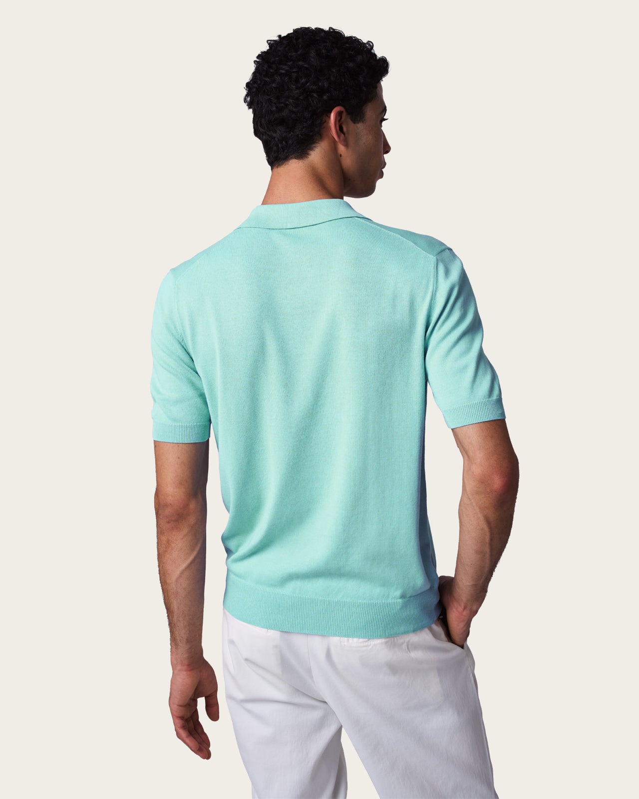 Seamless Polo Shirt Pure Mint