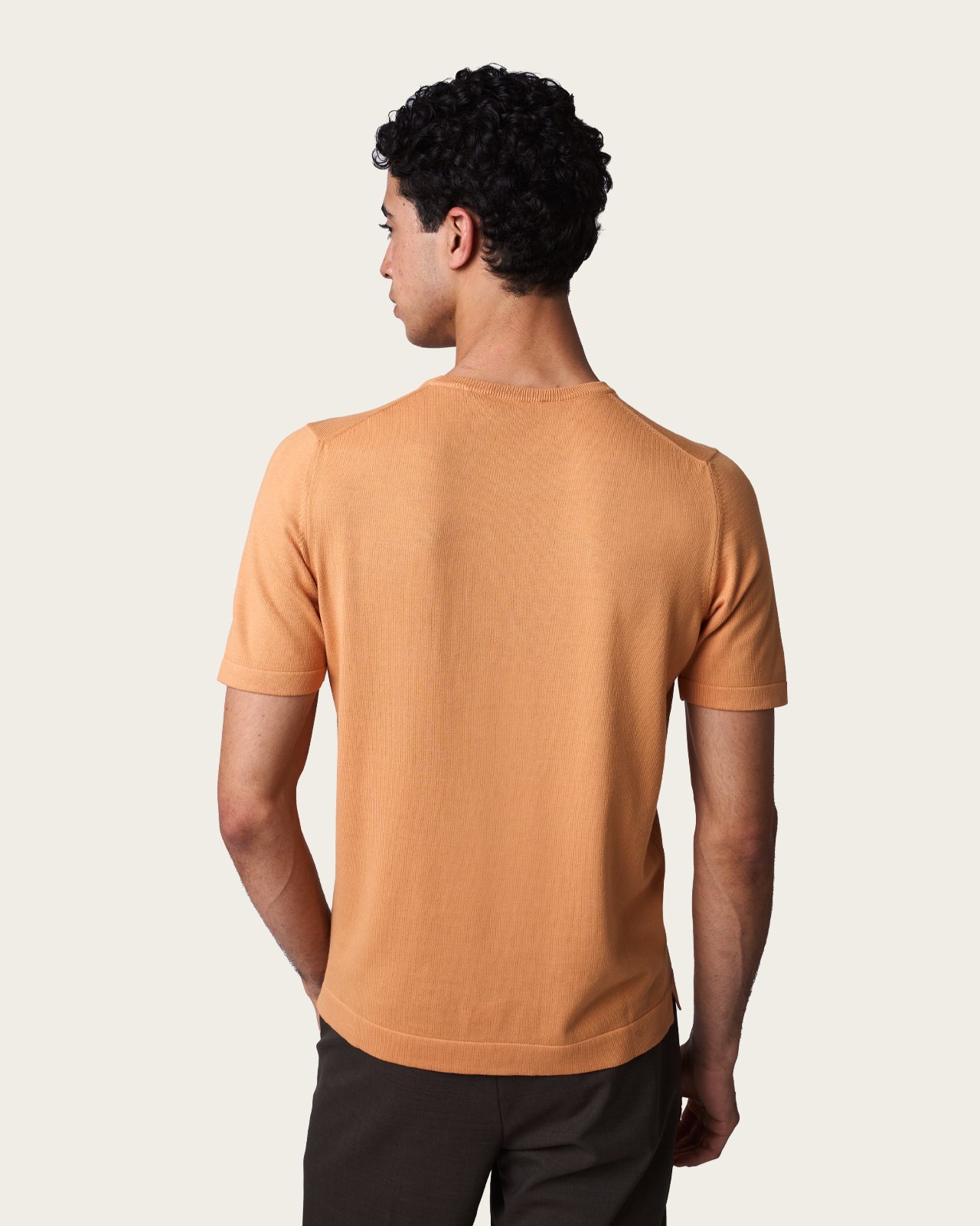 Knitted T-shirt Orange