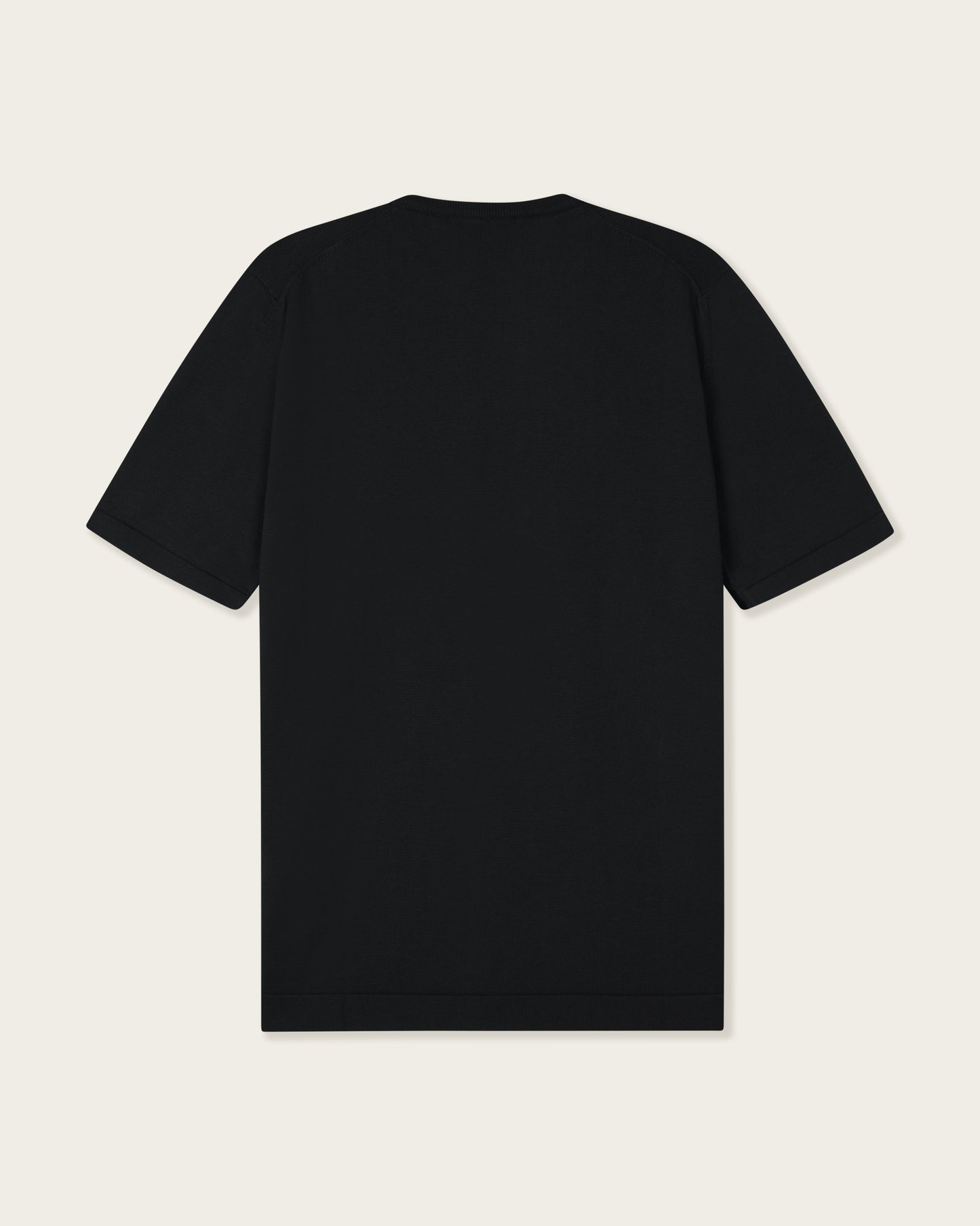 Knitted T-shirt Midnight Black