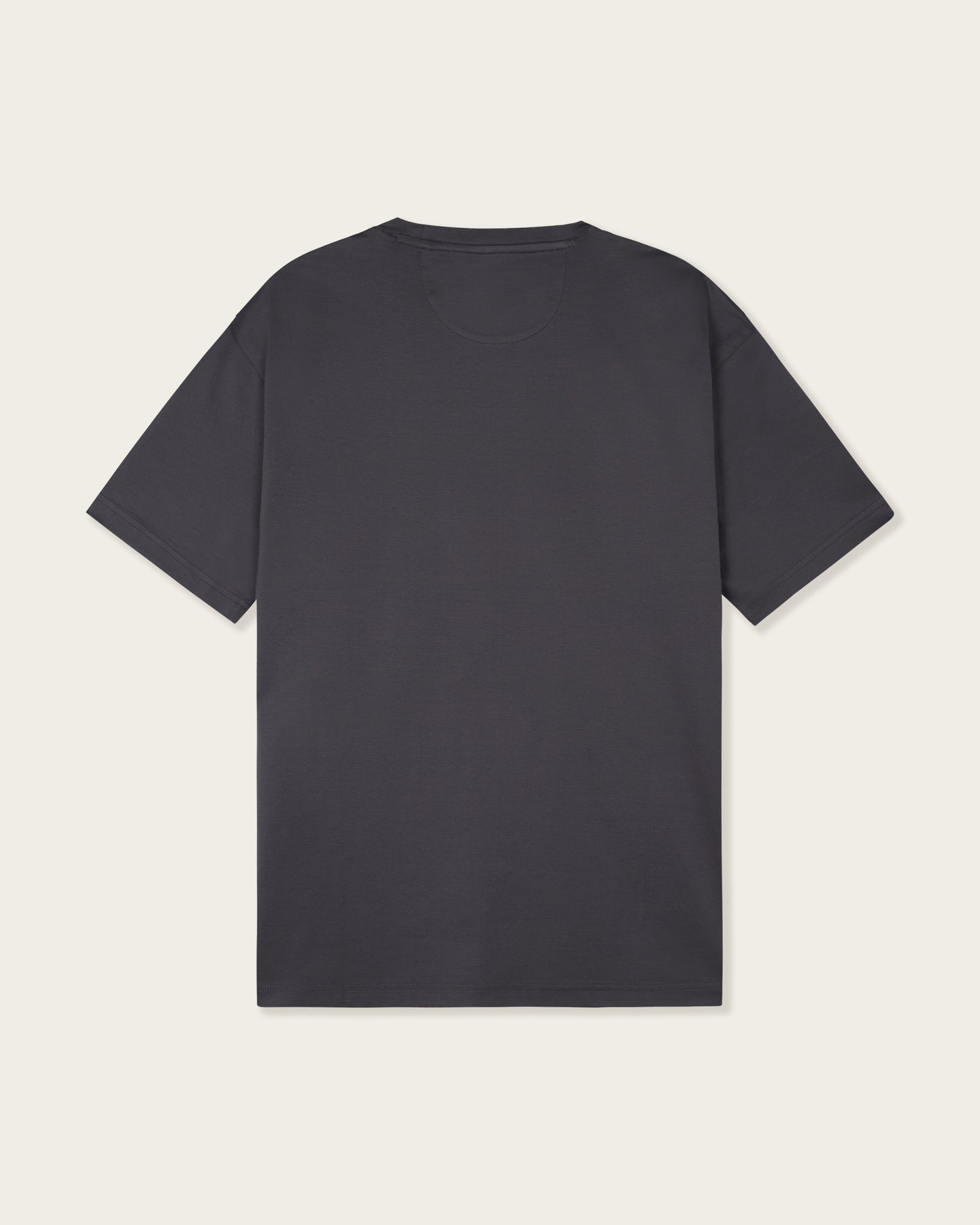 Mercerized Cotton T-shirt Smoke Grey