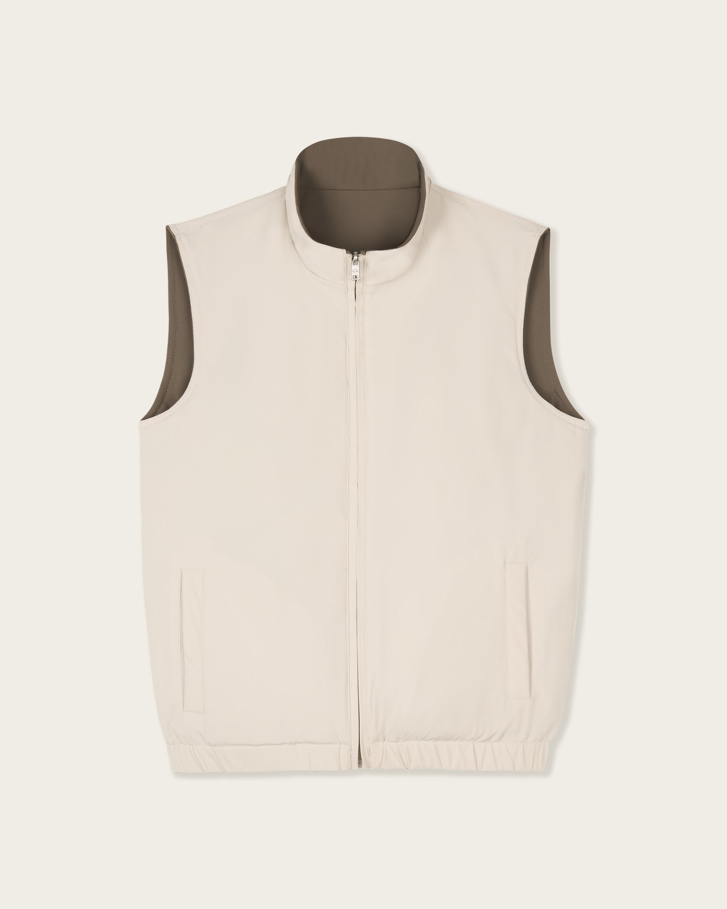 Reversible Vest Pebble Grey