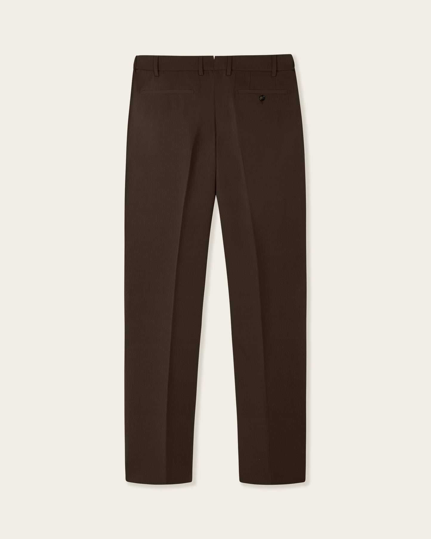 Slim Tailored Trousers Espresso Brown