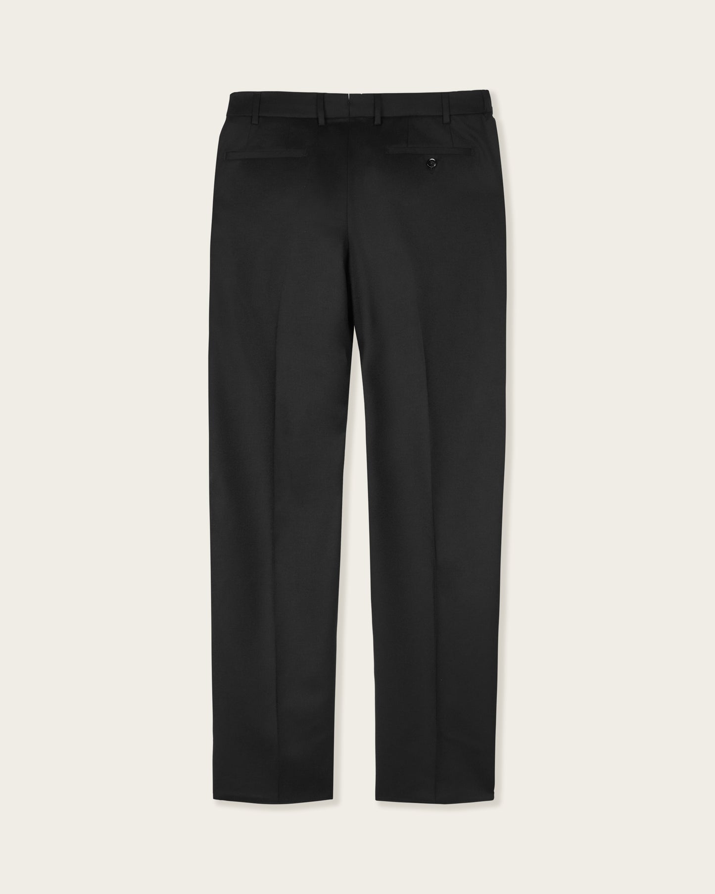 Straight Tailored Trousers Midnight Black