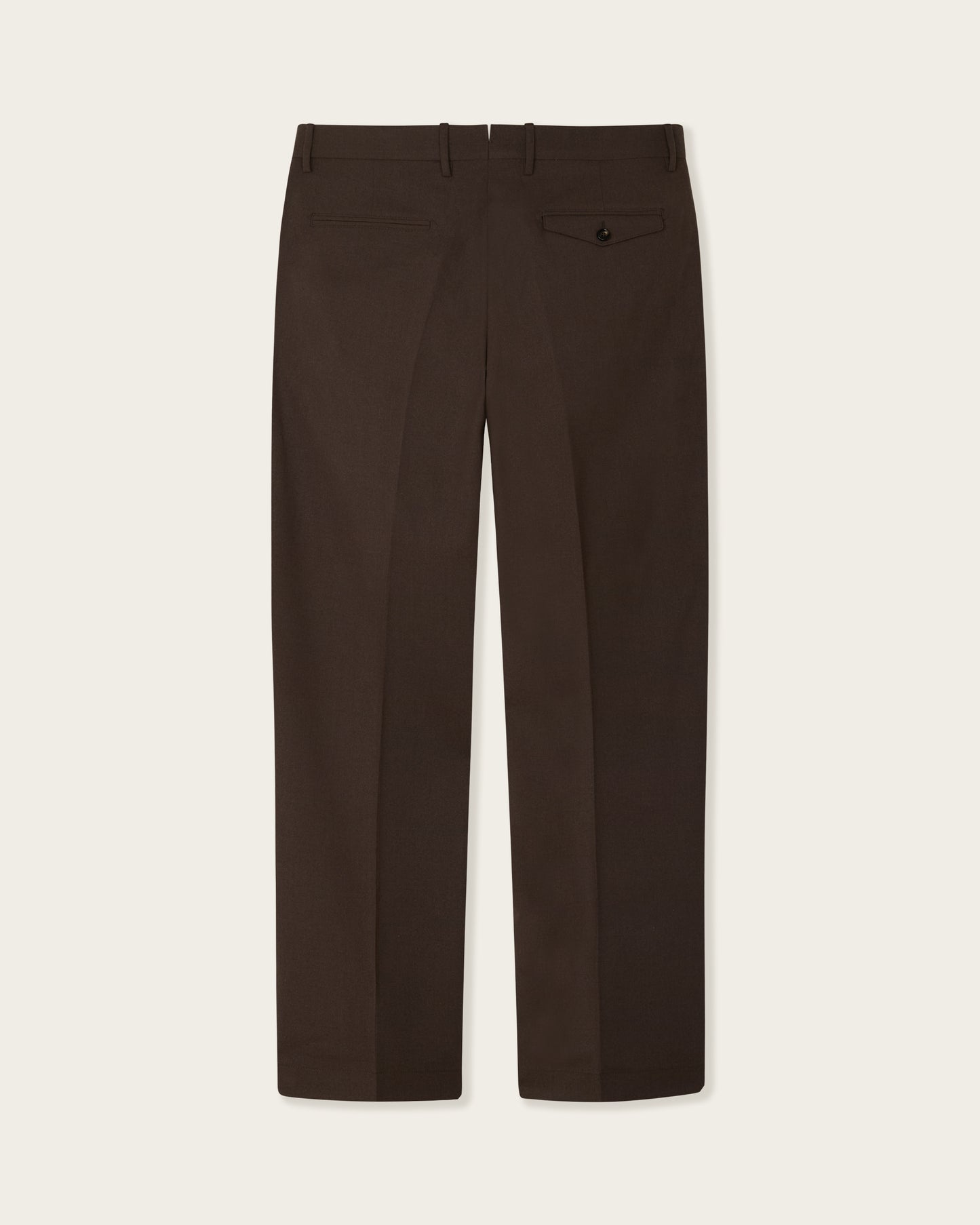 Wide Tailored Trousers Espresso Brown