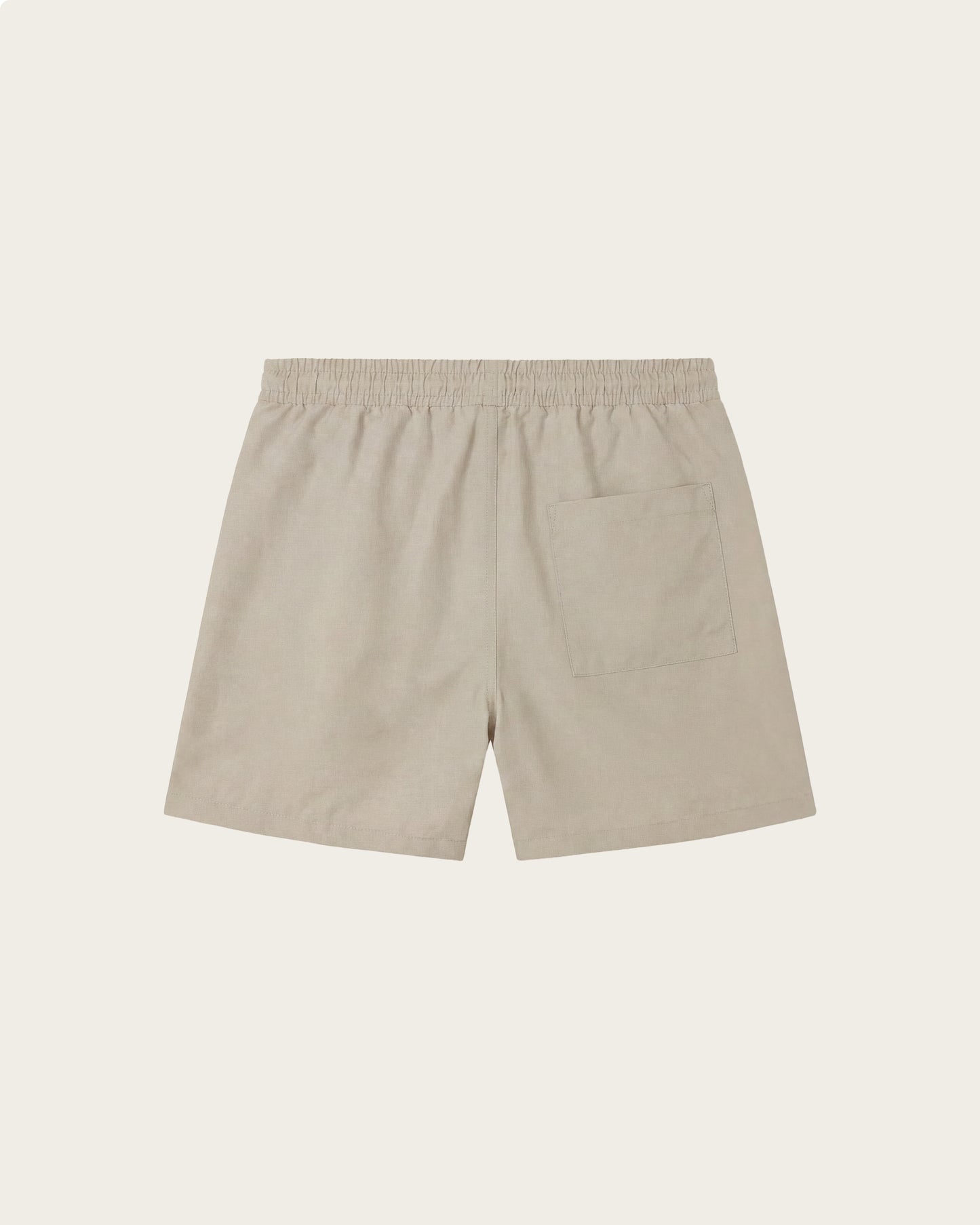 Zip Swim Shorts in Pebble Grey