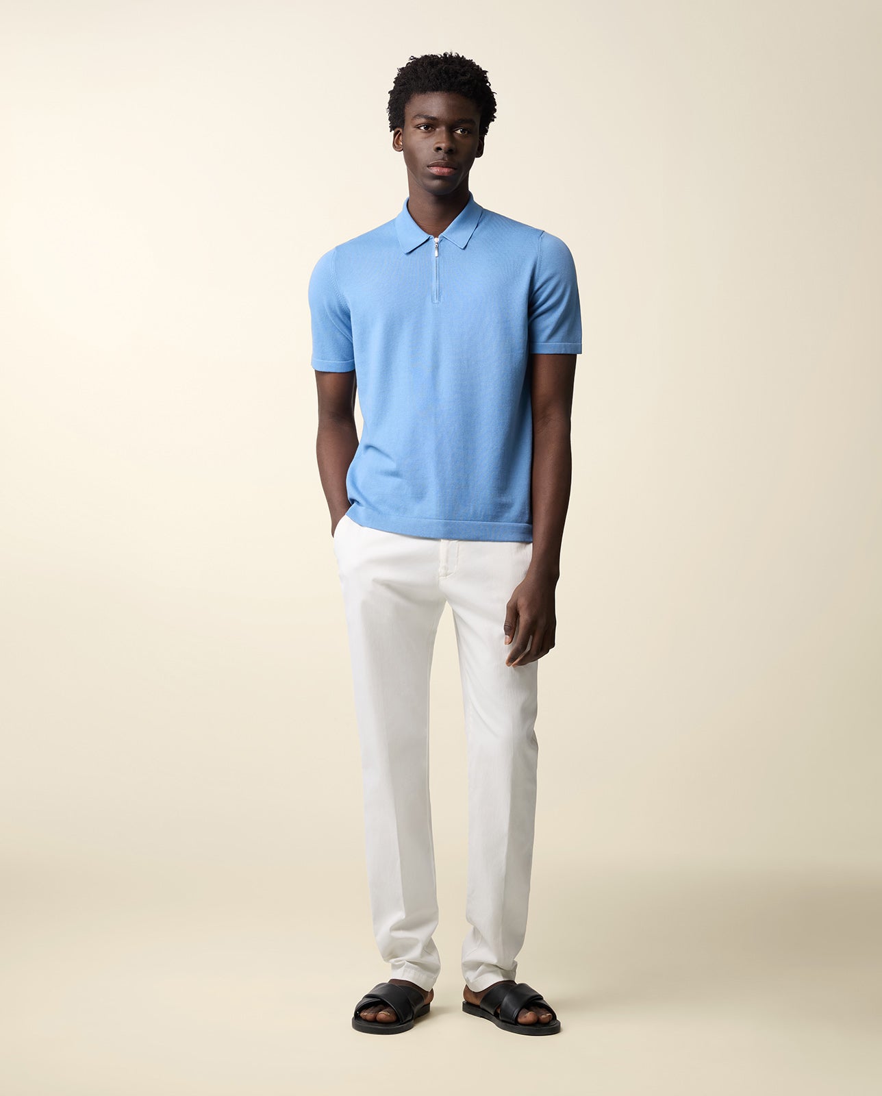 Courtside Zip Polo Shirt