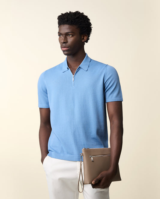 Courtside Zip Polo Shirt