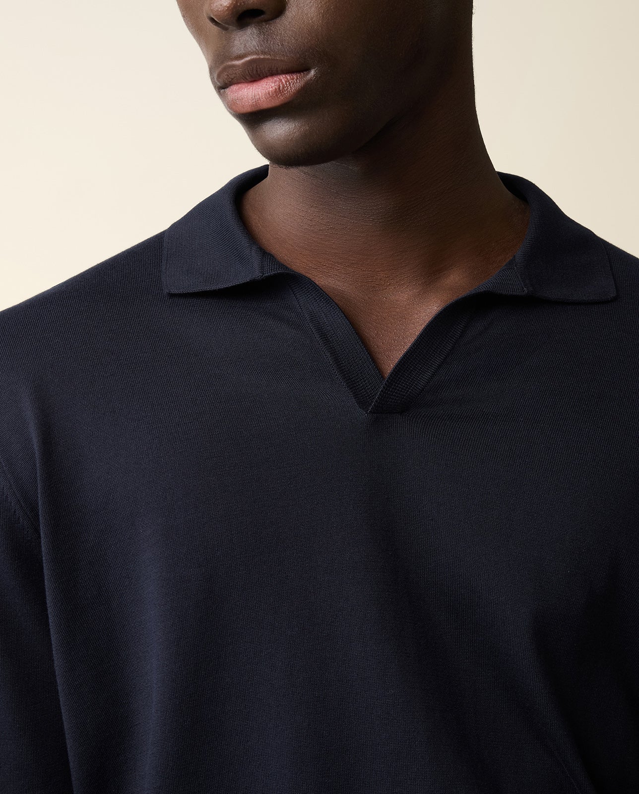 Seamless Long Sleeve Polo Shirt
