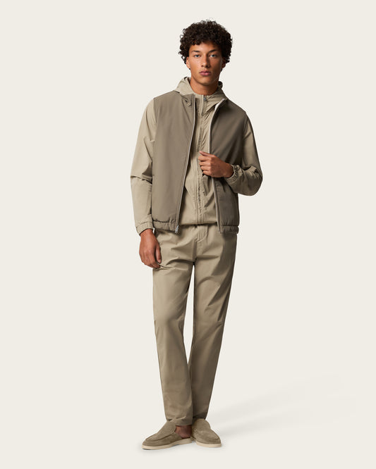 Reversible Vest Pebble Grey