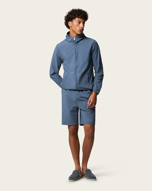 Helix Hooded Jacket Cloud Blue