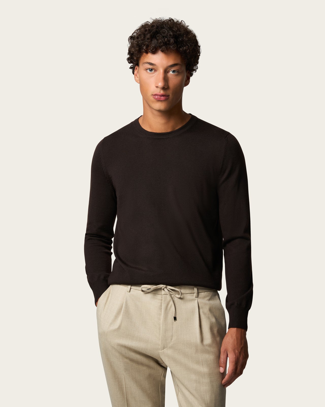 Crewneck Espresso Brown