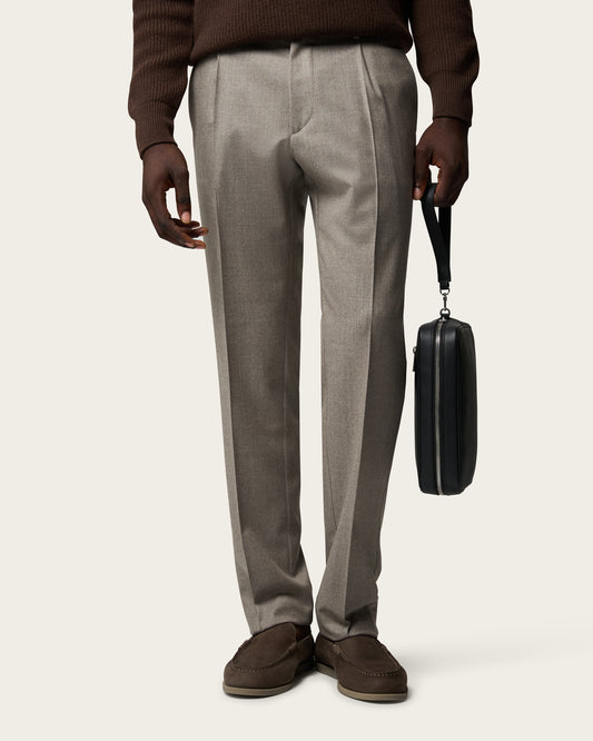 Slim Tailored Trousers Pebble grey