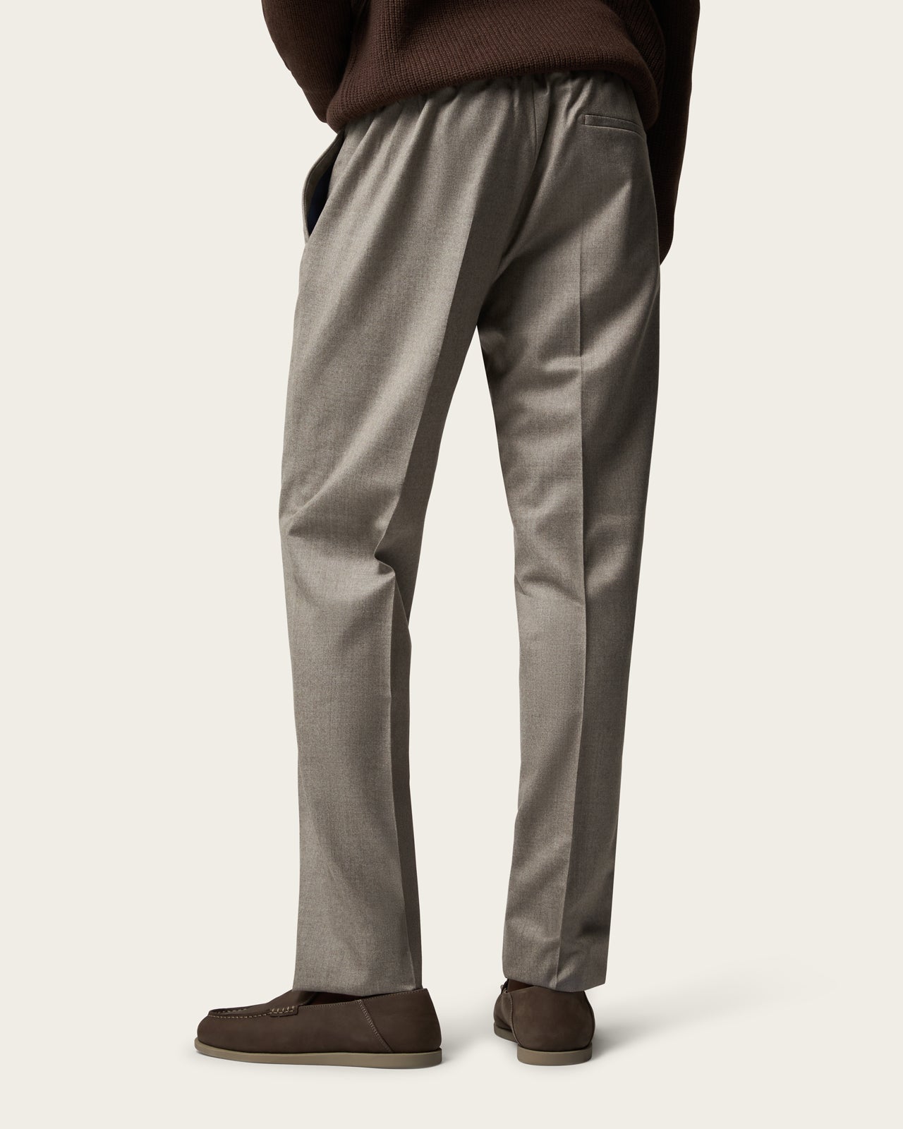 Slim Tailored Trousers Pebble grey