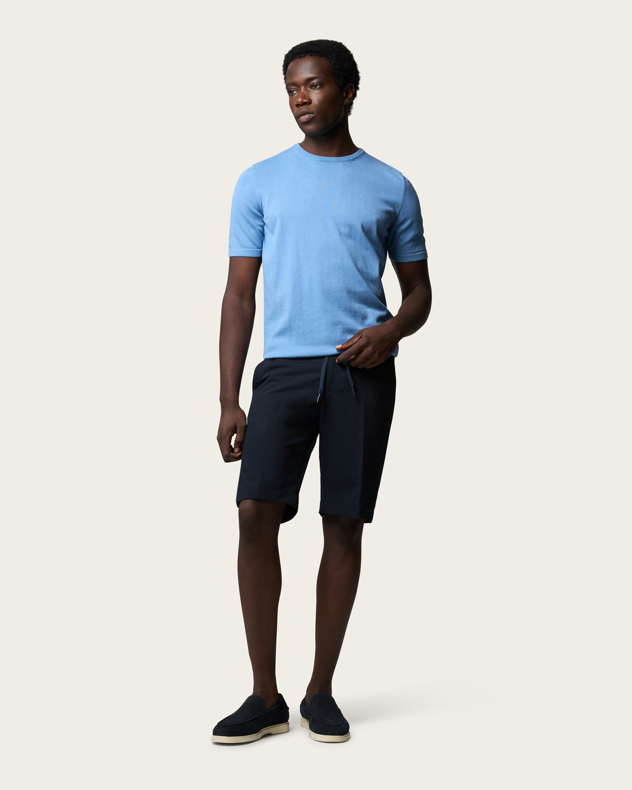 Tailored Shorts Navy
