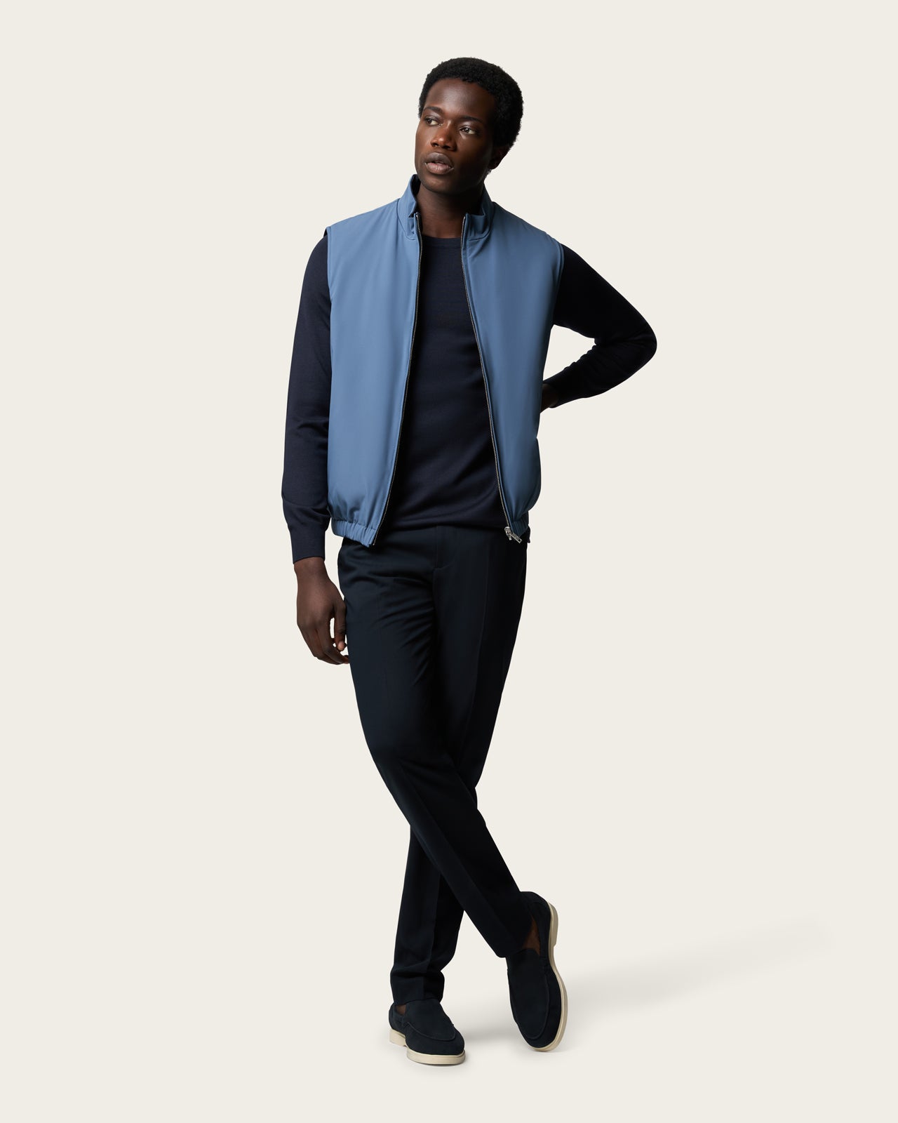 Reversible Vest Sapphire Blue