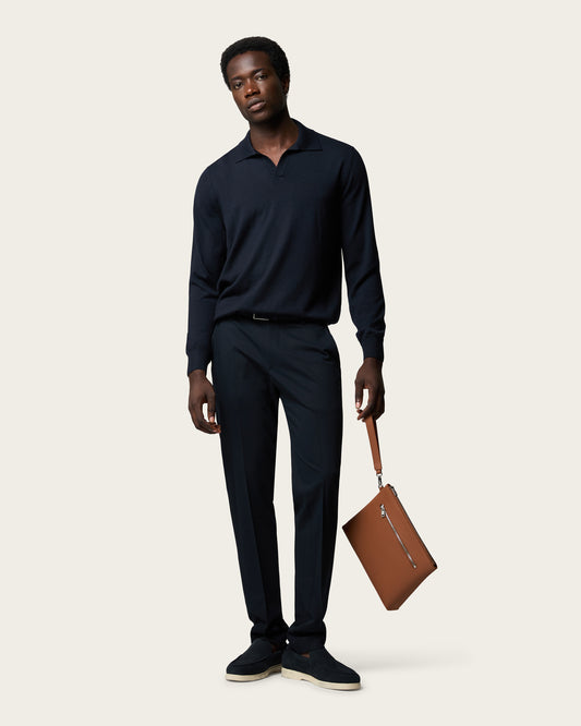 Sable Leather Pouch Mocca Brown