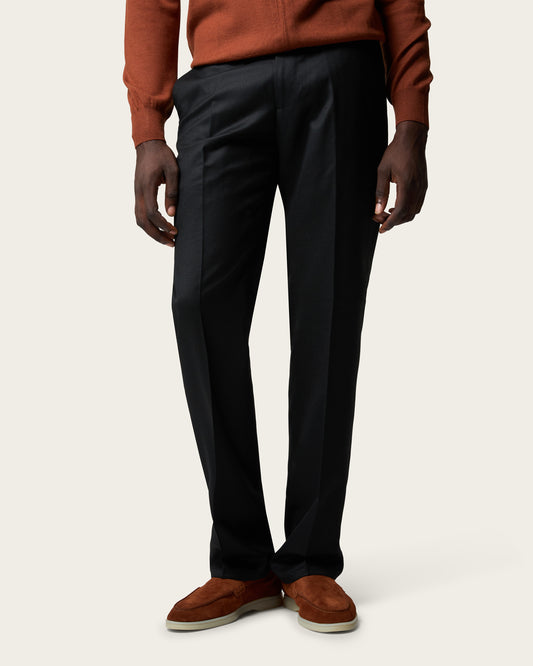 Slim Tailored Trousers Midnight Black