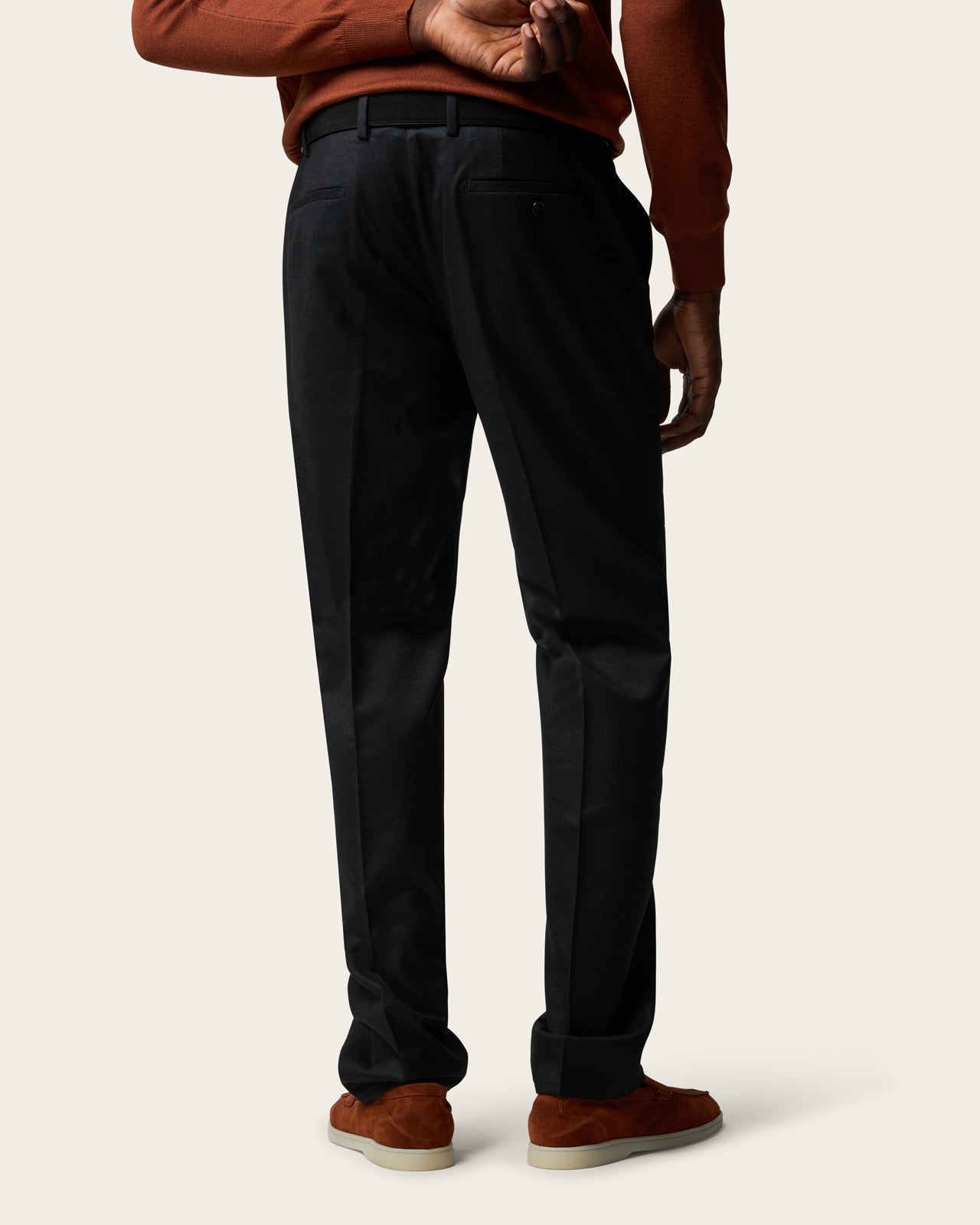 Slim Tailored Trousers Midnight Black