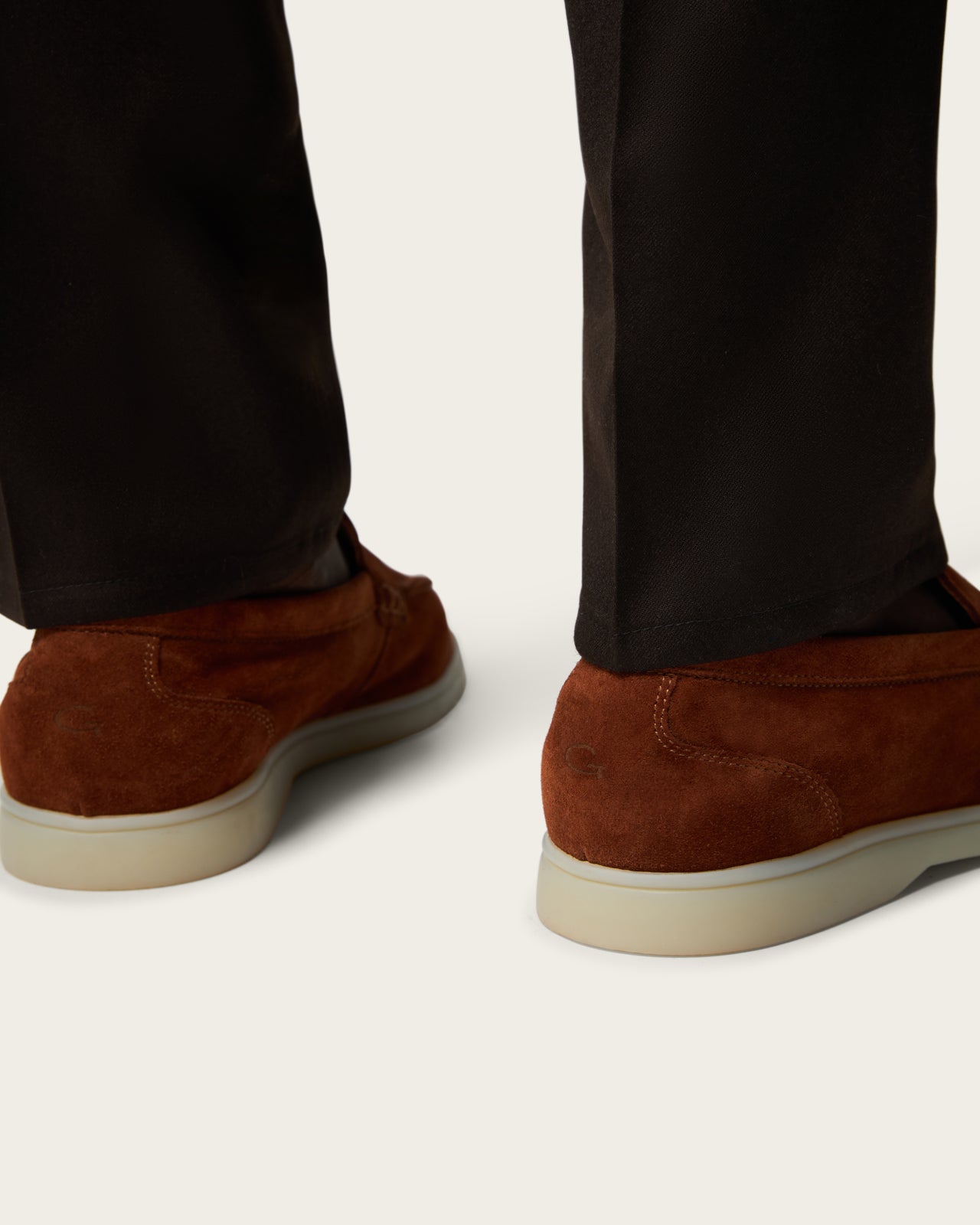 Slim Tailored Trousers Espresso Brown