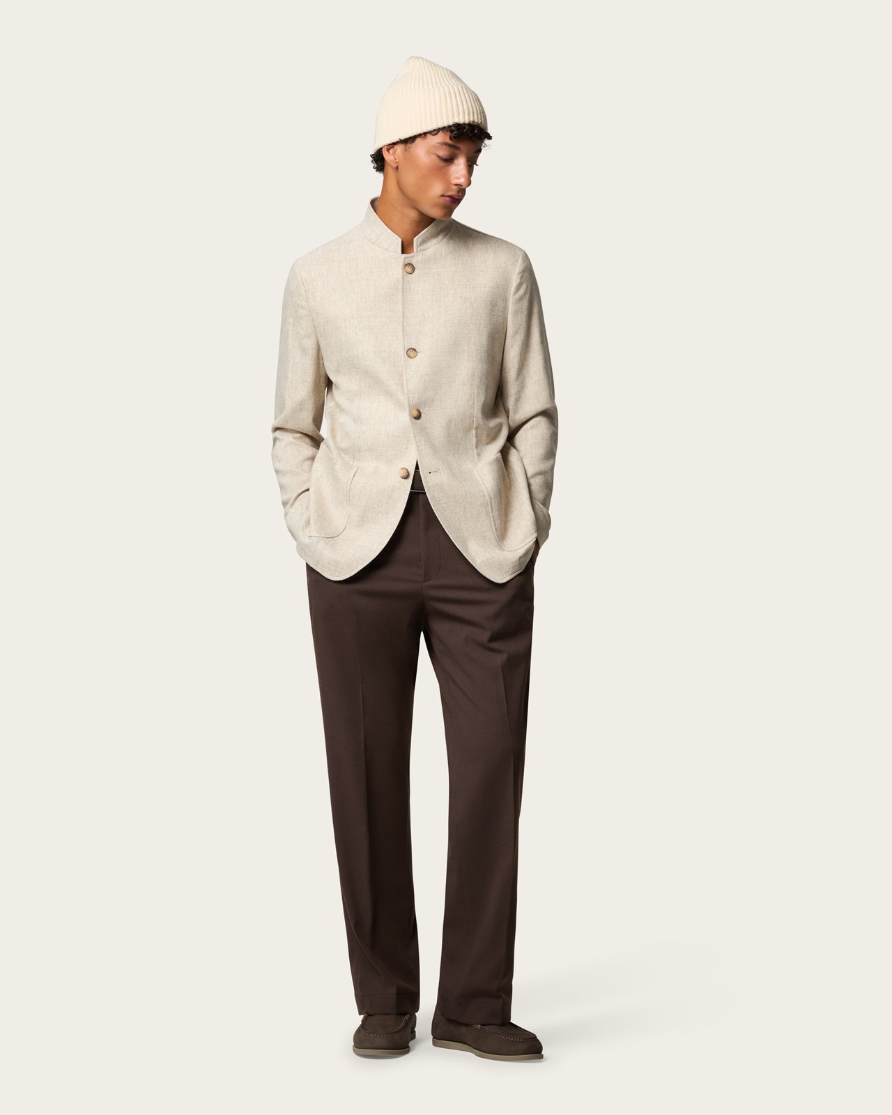 Crest Blazer Pebble Grey