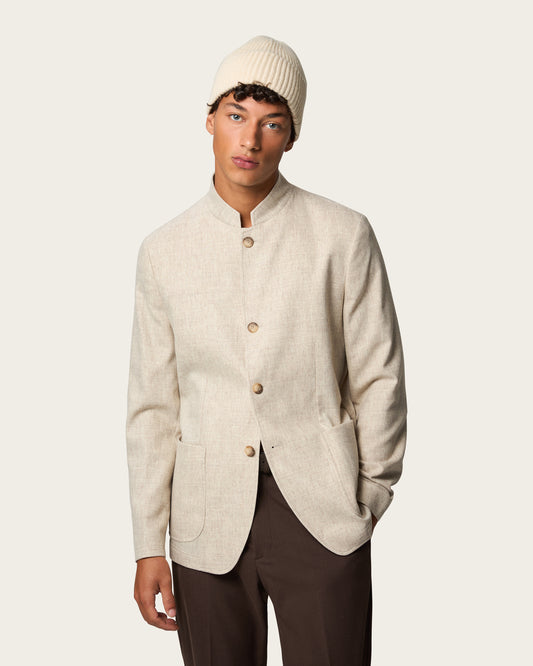 Crest Blazer Pebble Grey
