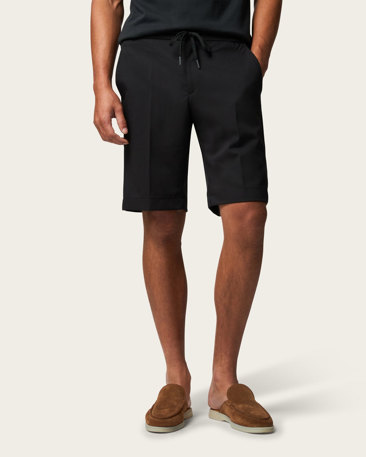 Tailored Shorts Midnight Black