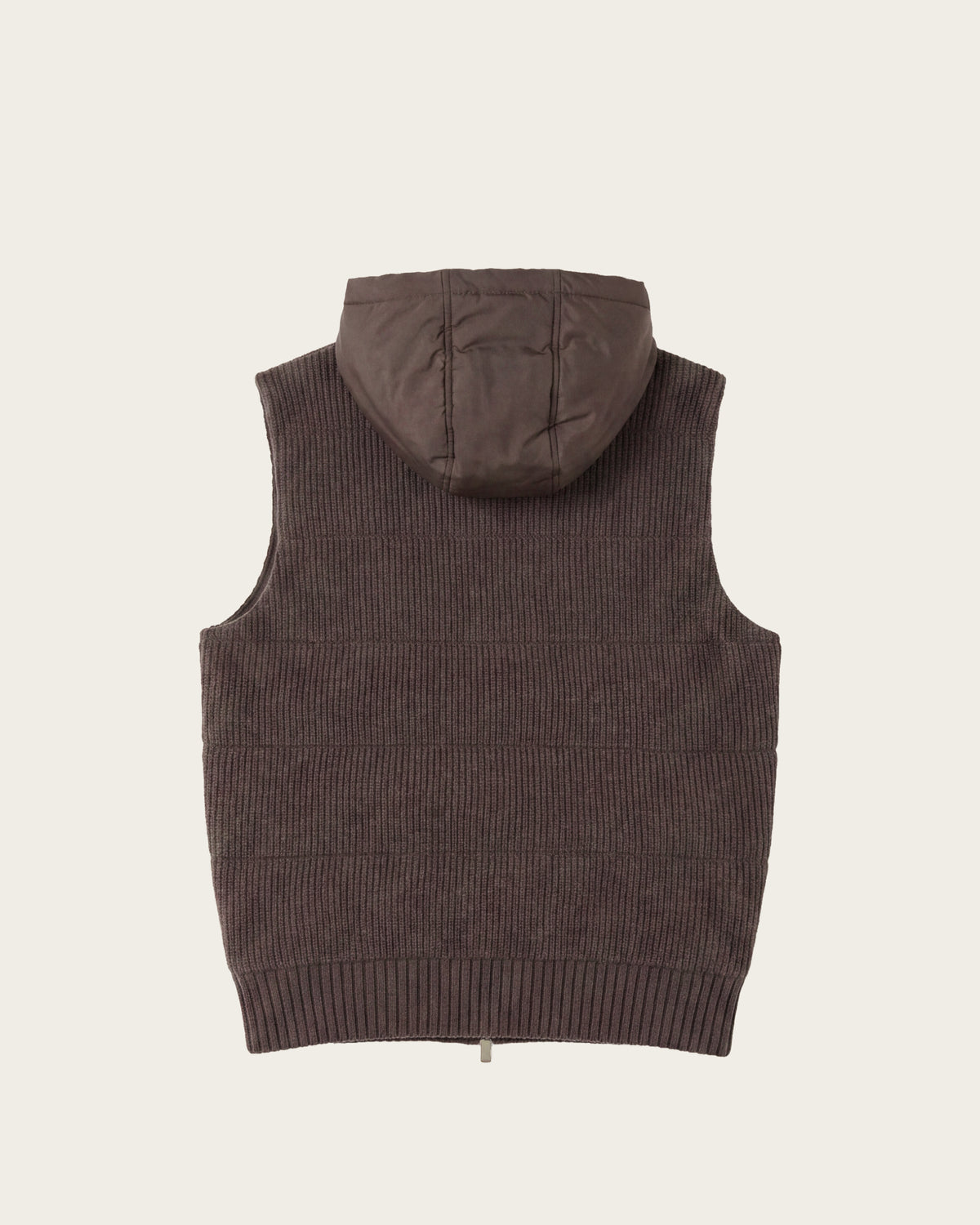 Alvero Wool Vest Espresso Brown