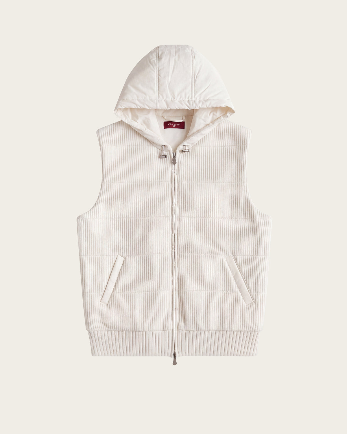 Alvero Wool Vest Vanilla Beige