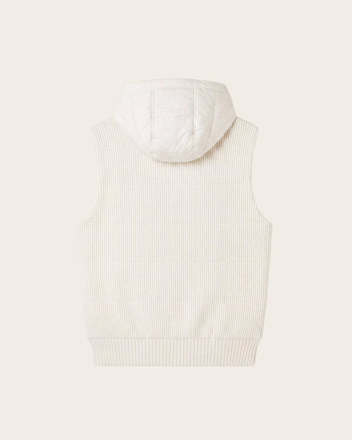 Alvero Wool Vest Vanilla Beige