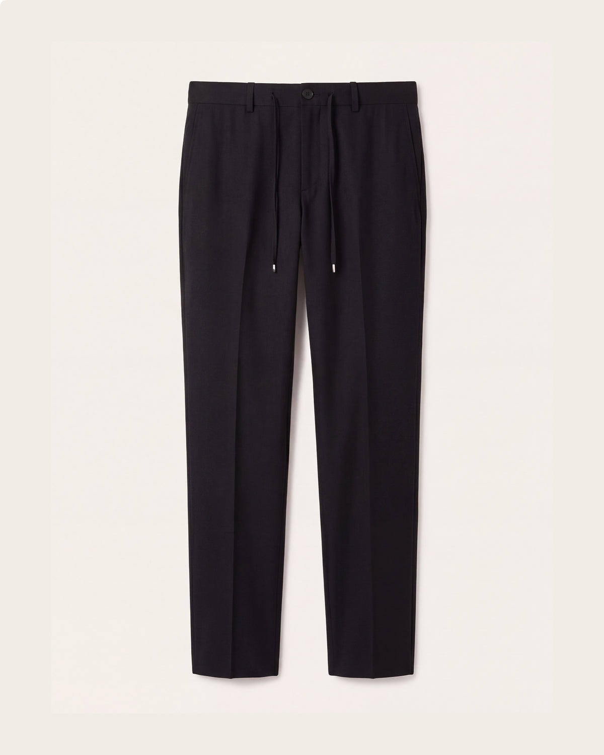 Bale Straight Trousers Midnight Black