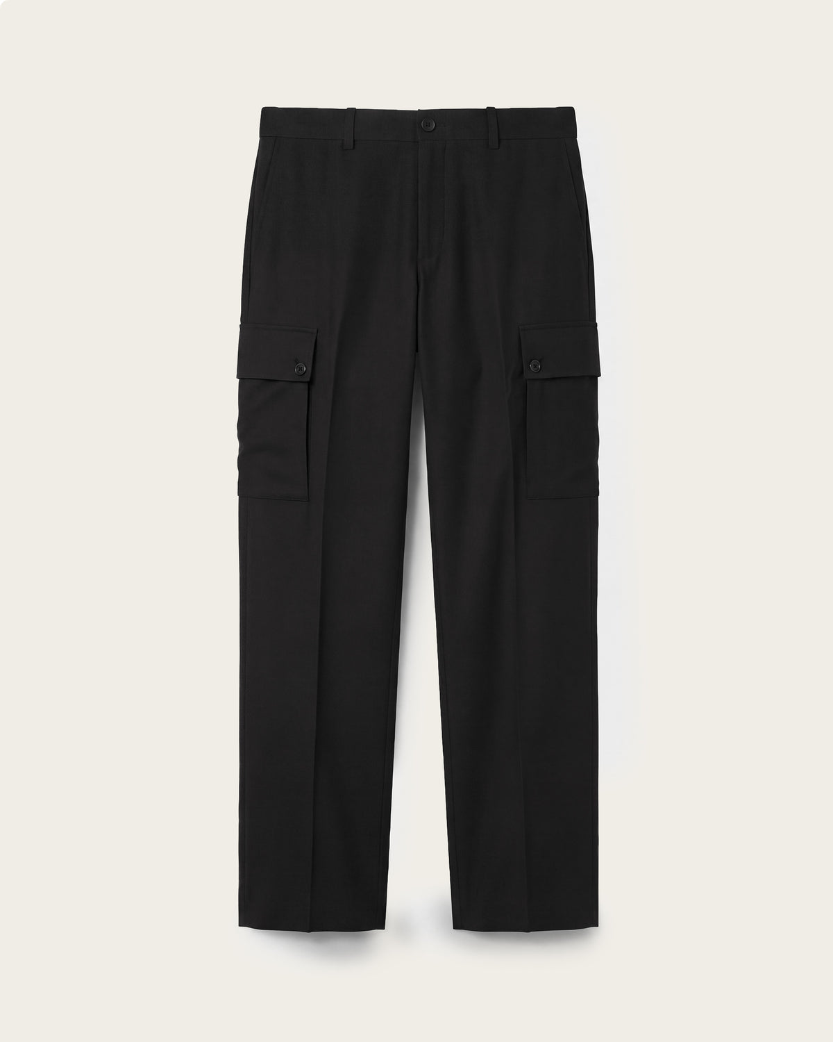 Bari Cargo Trousers Midnight Black