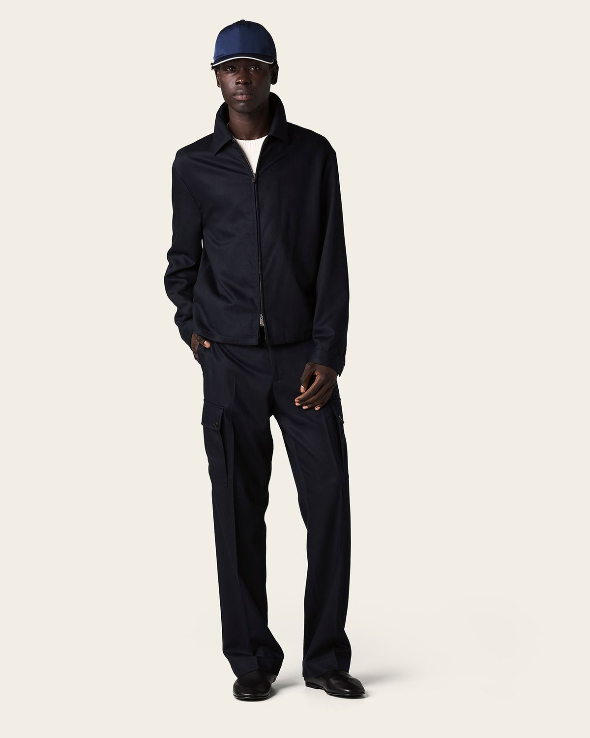 Bari Cargo Trousers Sapphire Blue