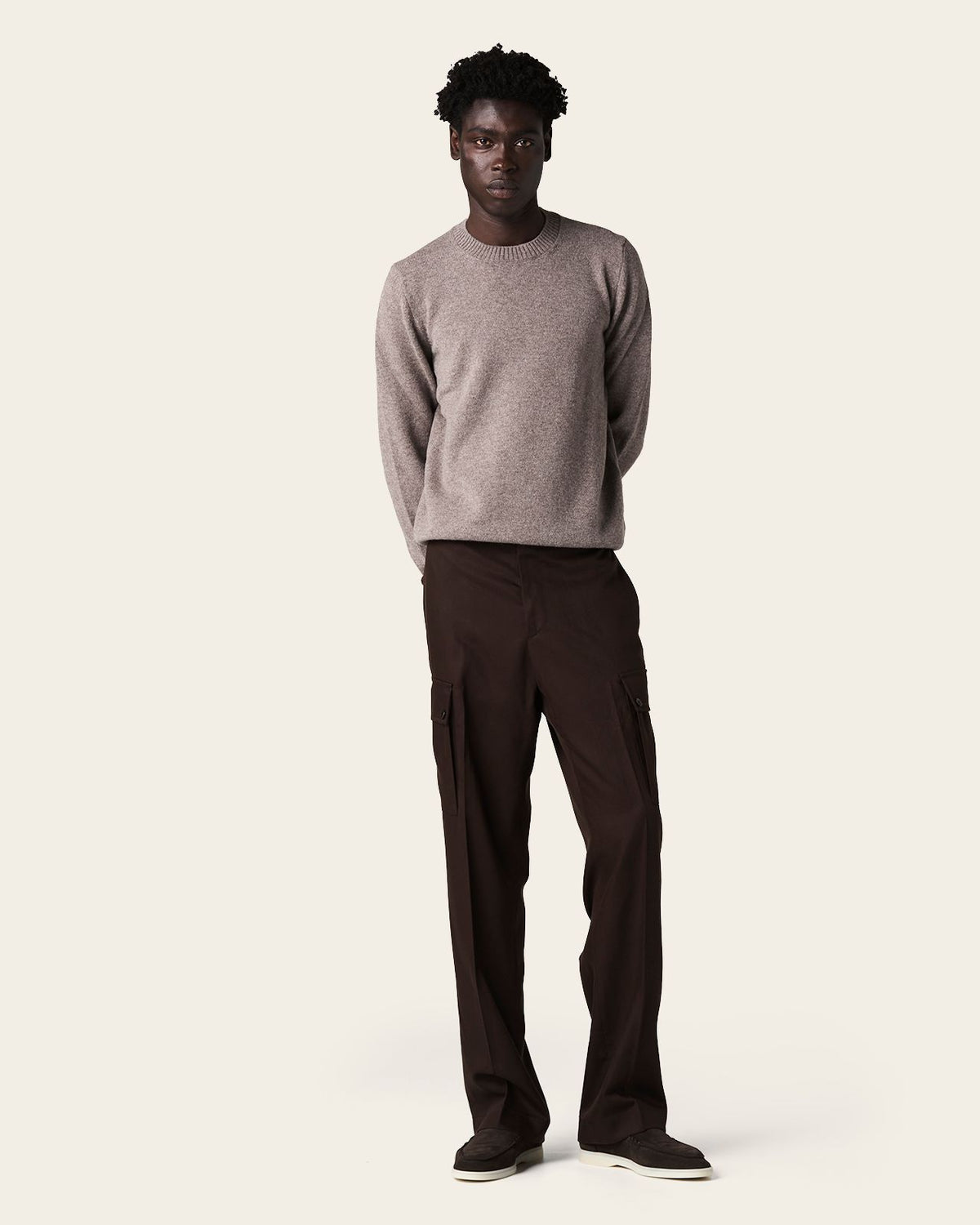 Cervino Crewneck Pebble Grey