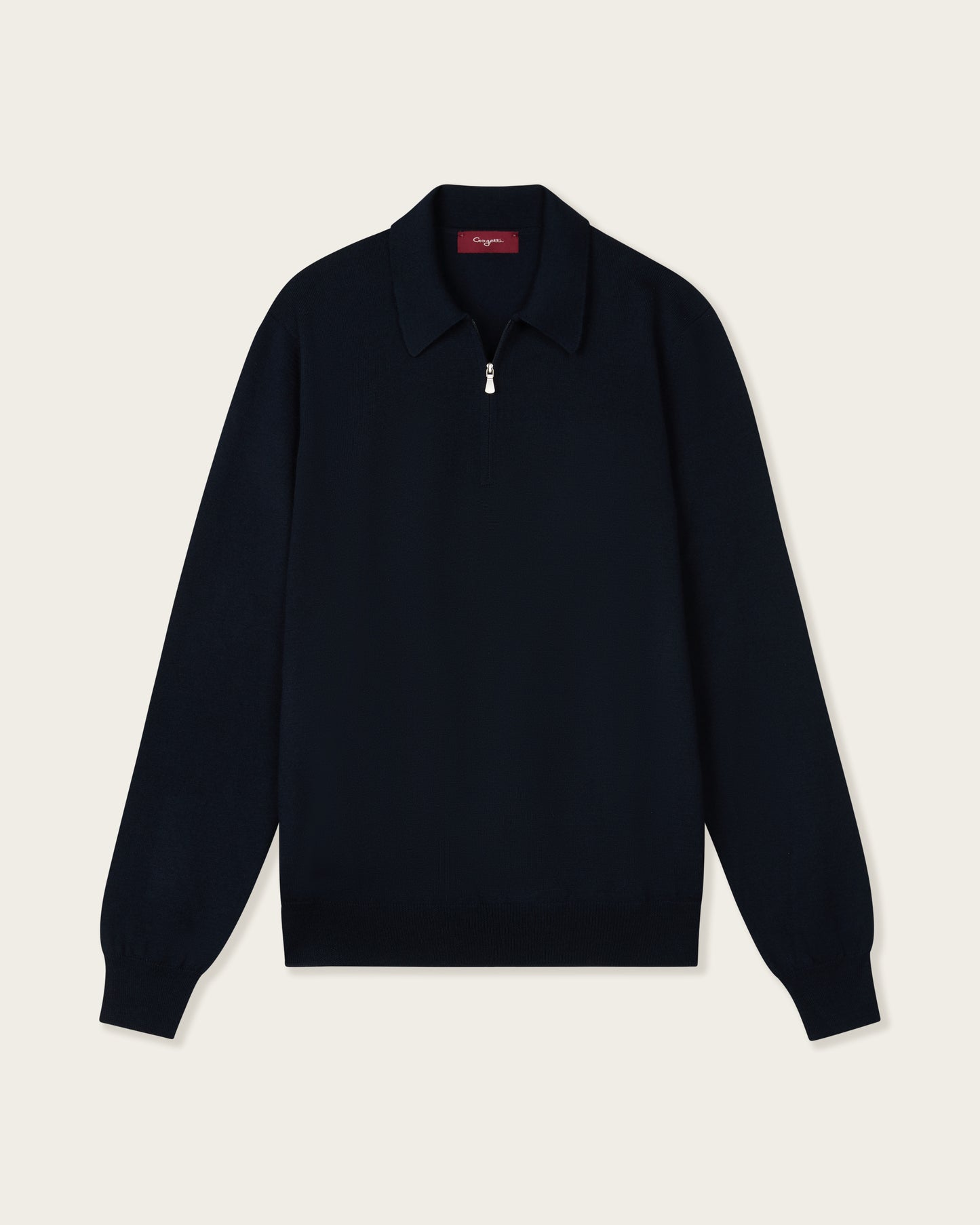 Courstide Long Sleeve  Polo Shirt Sapphire Blue