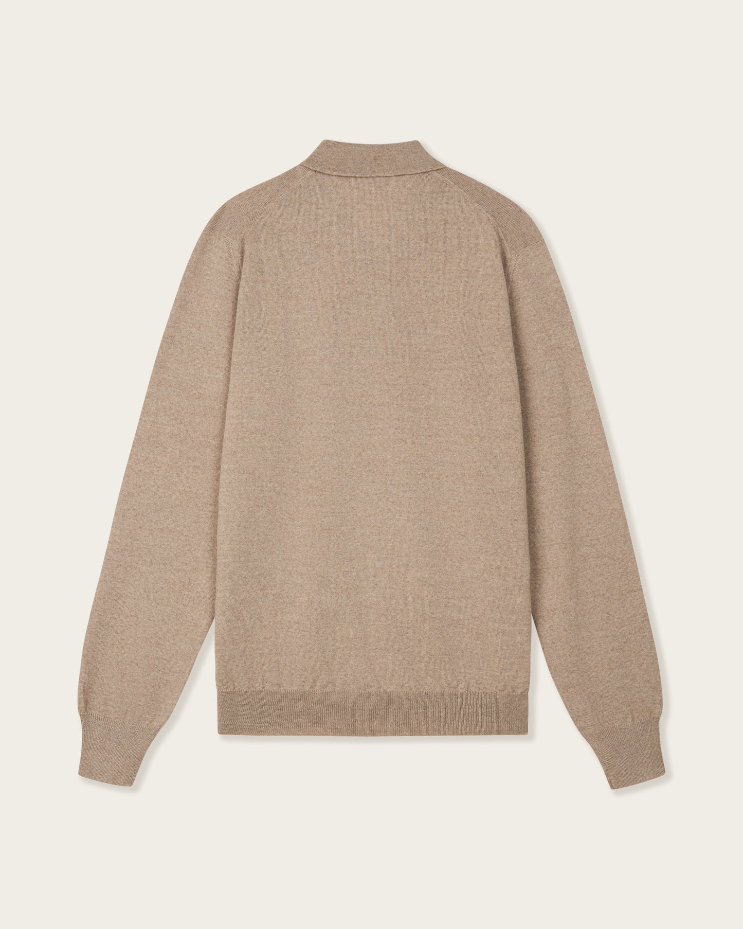 Courstide Long Sleeve  Polo Shirt Pebble Grey