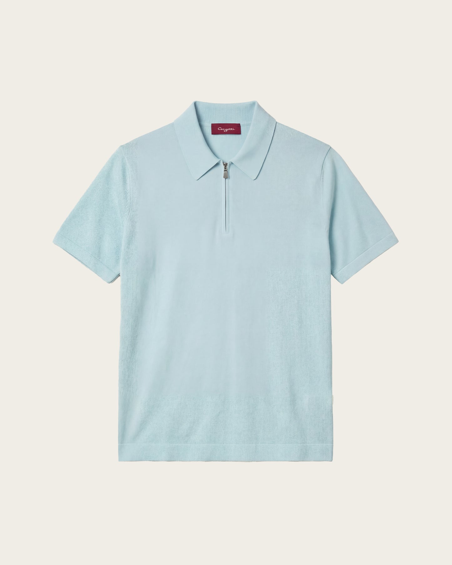 Courtside Zip Polo Shirt Pure Mint