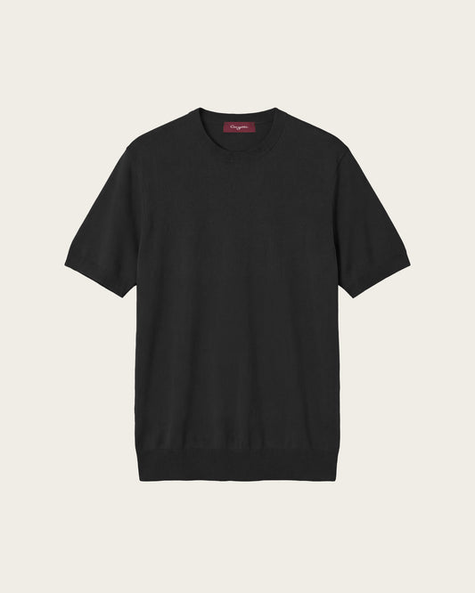 Crewneck Short Sleeve Shirt Midnight Black