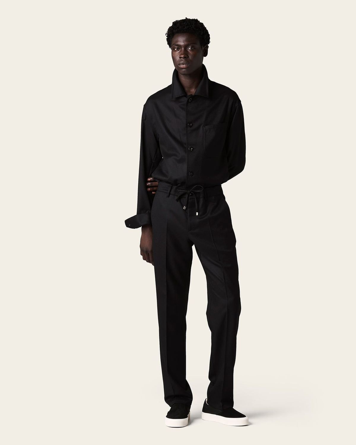 Forge Flannel Midnight Black
