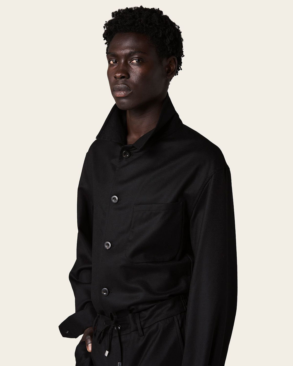 Forge Flannel Midnight Black