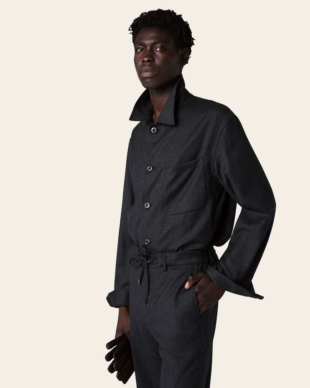 Forge Flannel Smoke Grey