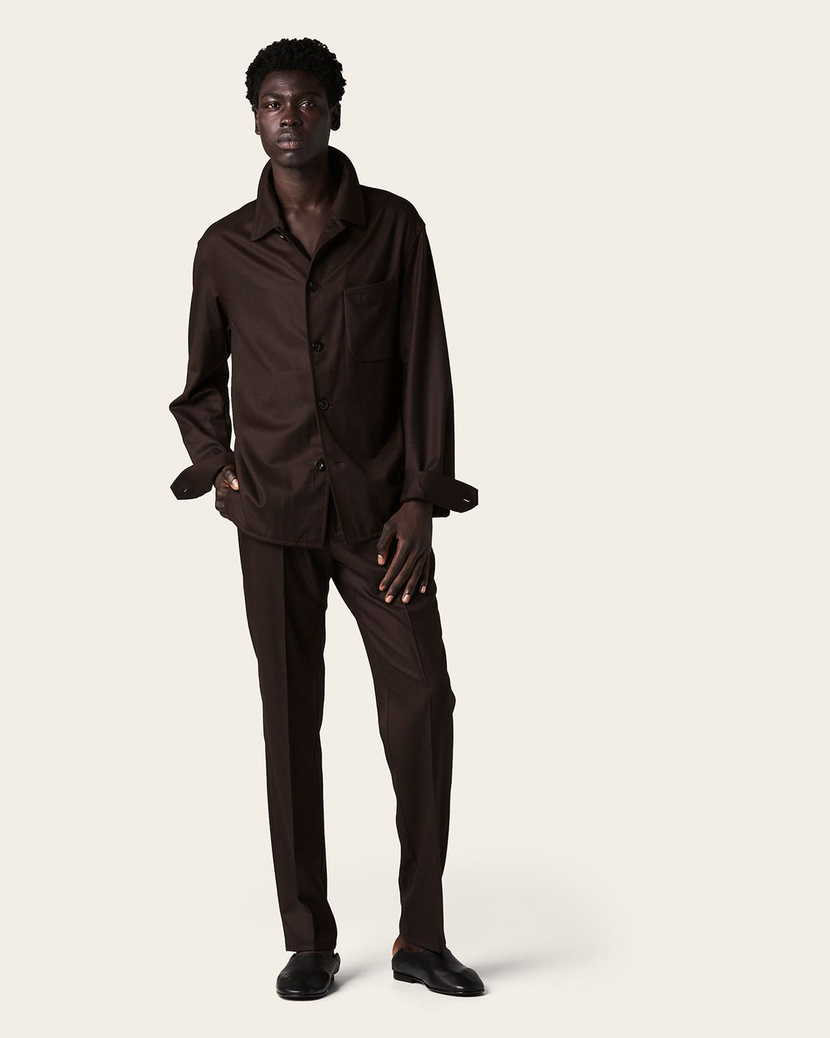 Forge Flannel Espresso Brown