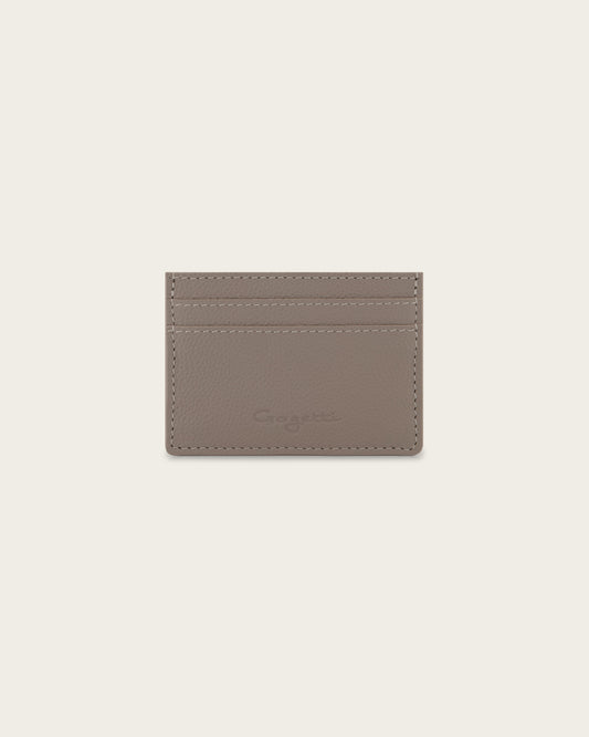 Leather Cardholder Ash Grey