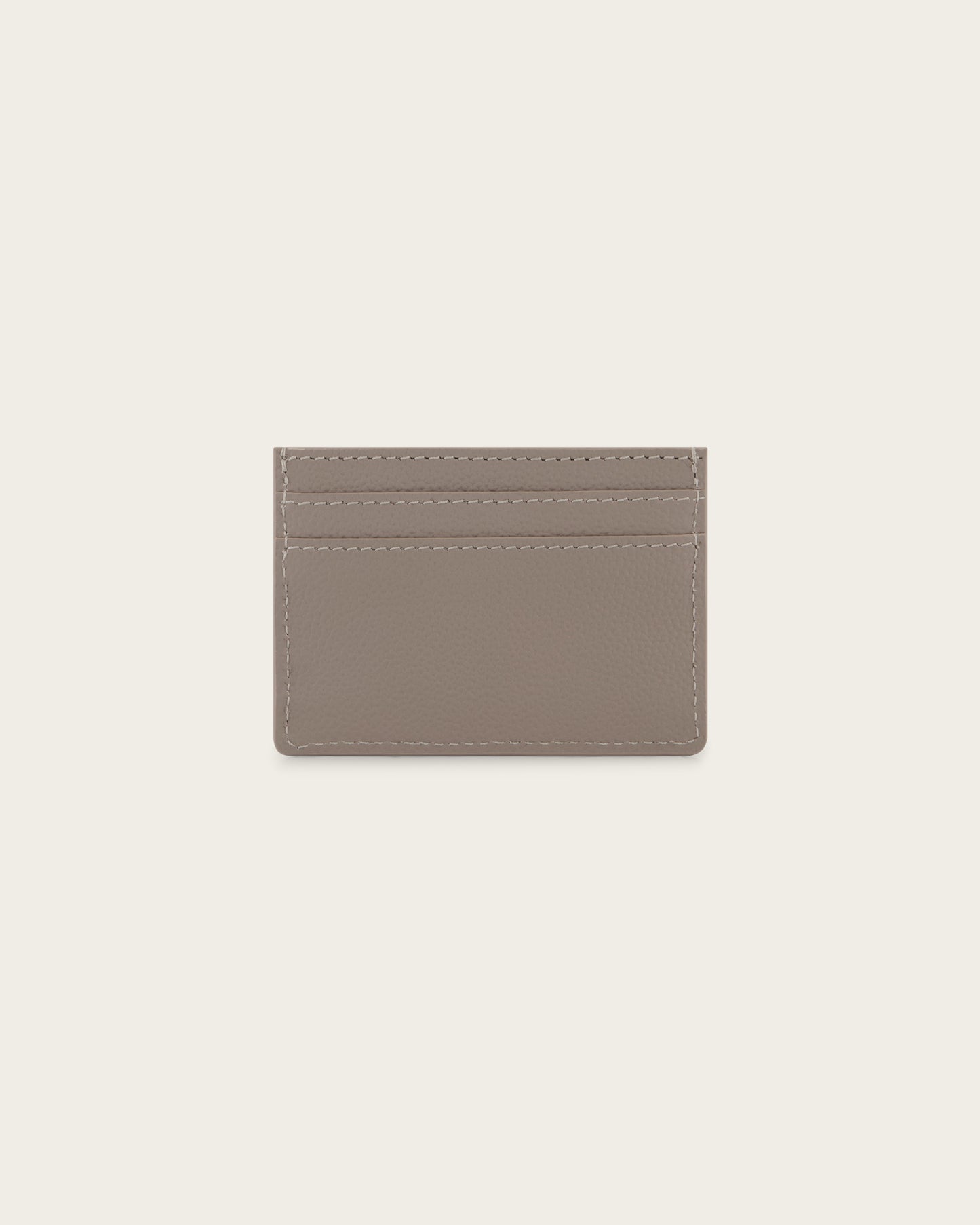 Leather Cardholder Ash Grey