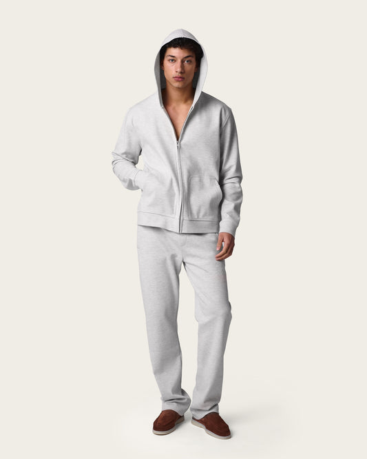 Lounge Zip Hoodie Almond