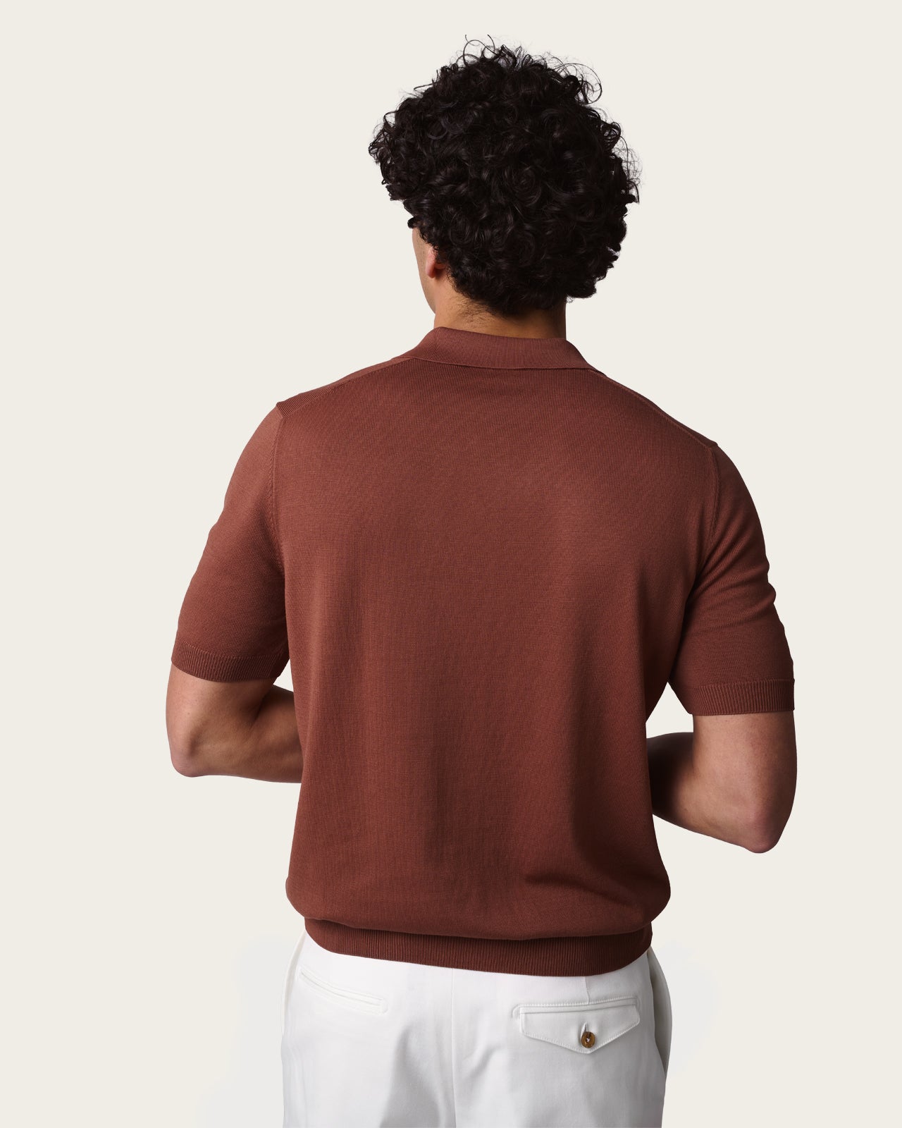Seamless Polo Shirt Canyon Rust