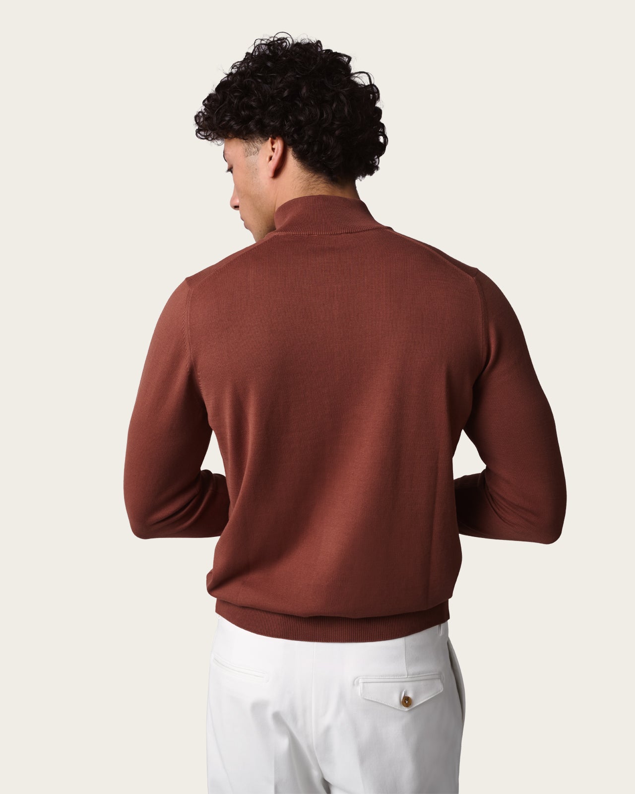 Lightweight Half Zip Jacket Canyon Rust